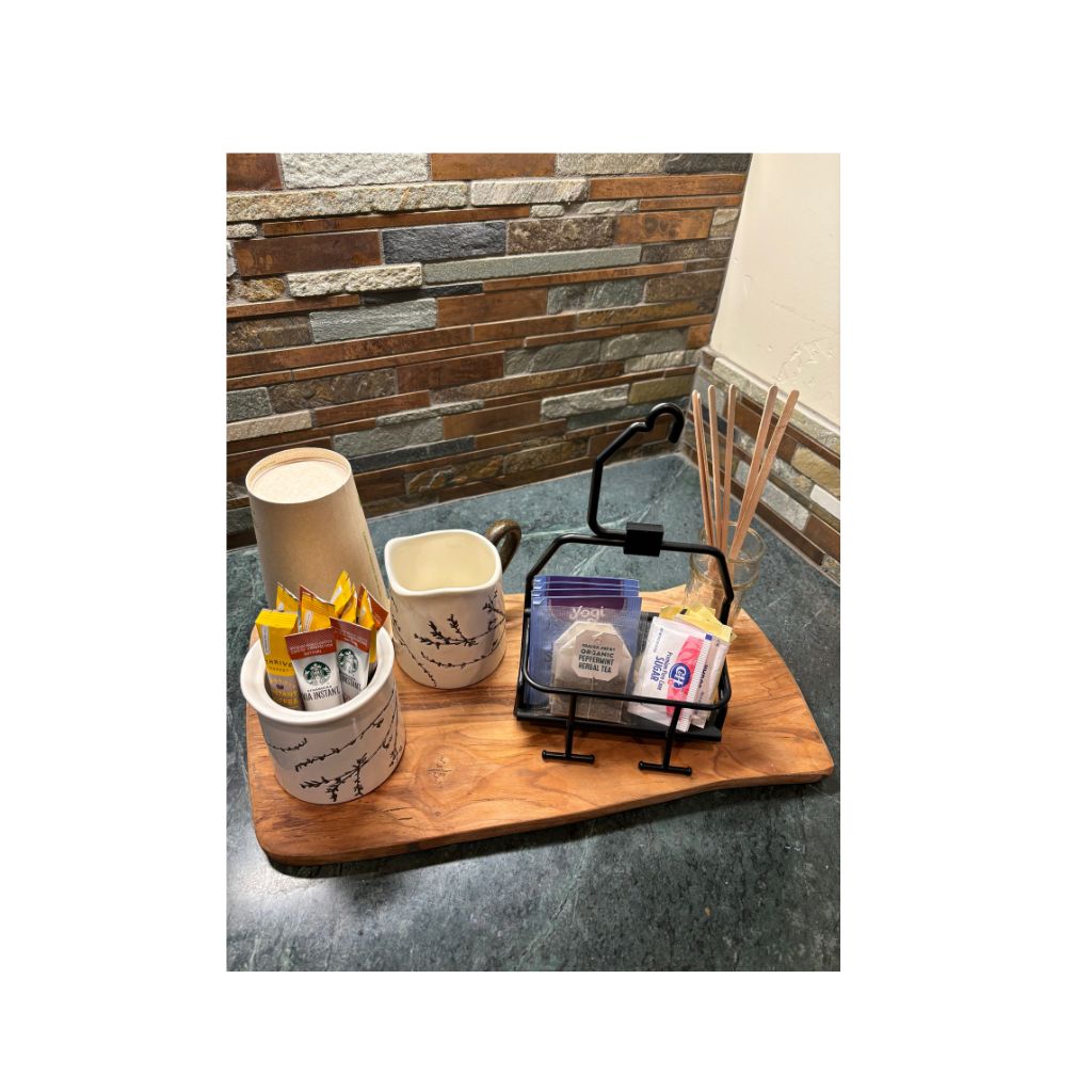 Ski Chair coffee tray stand